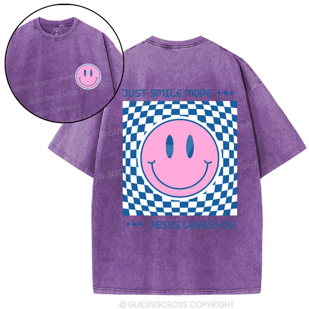 Jesus Loves You Christian Washed T-Shirt