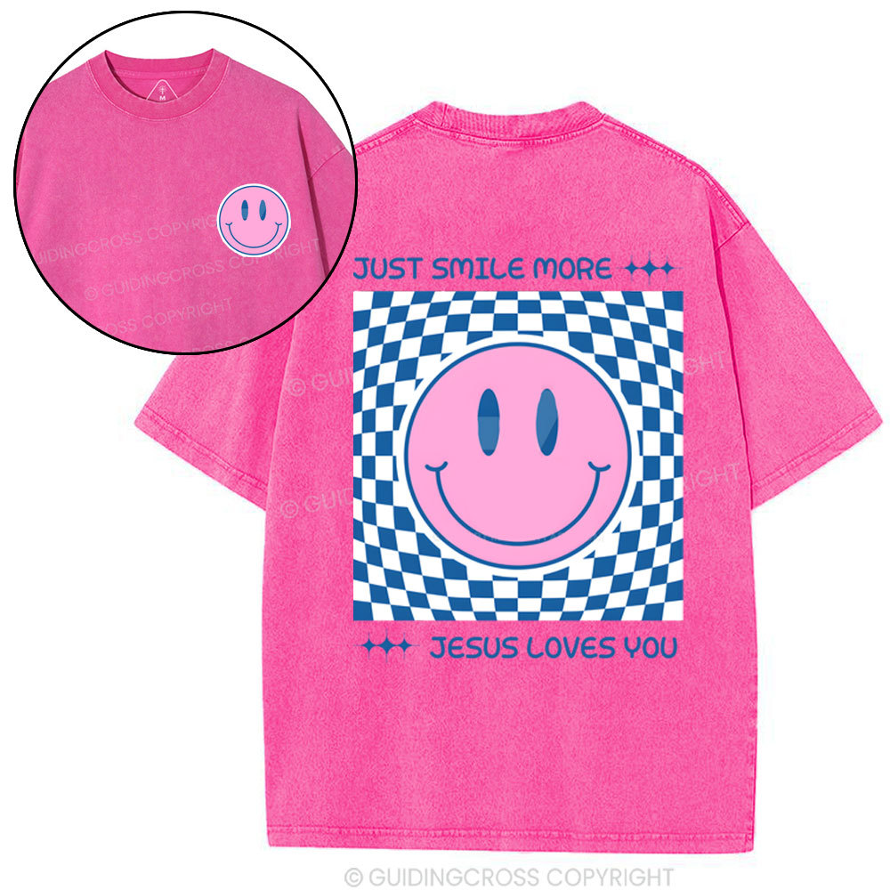 Jesus Loves You Christian Washed T-Shirt
