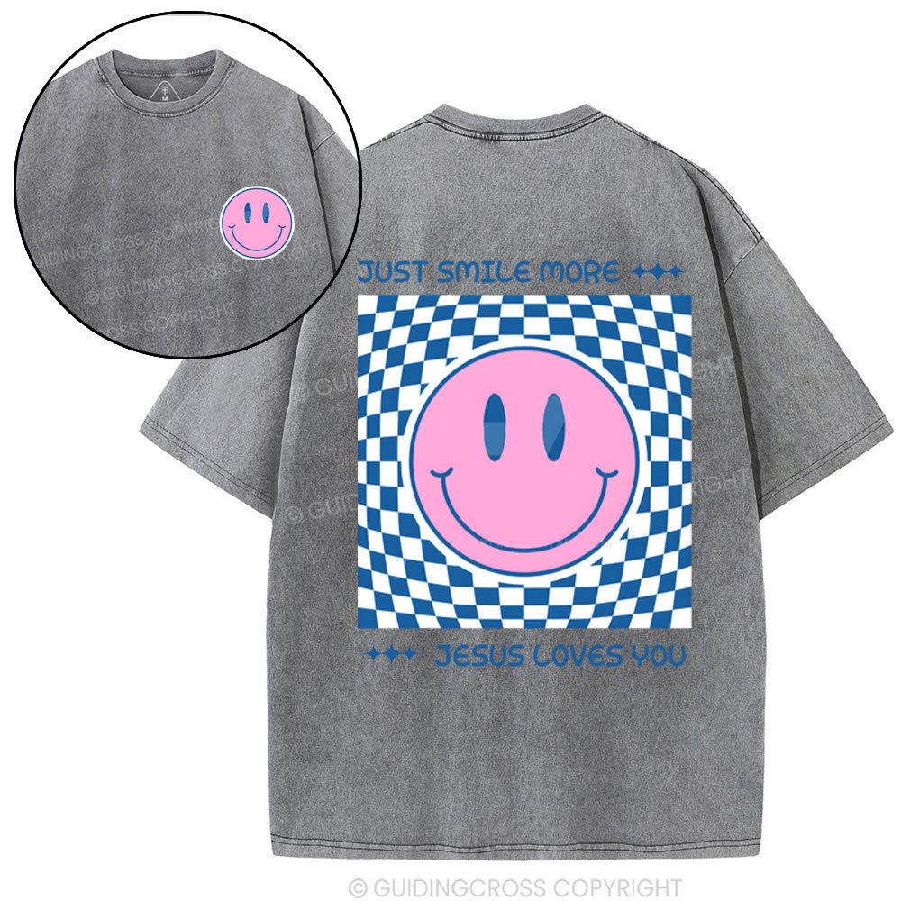 Jesus Loves You Christian Washed T-Shirt