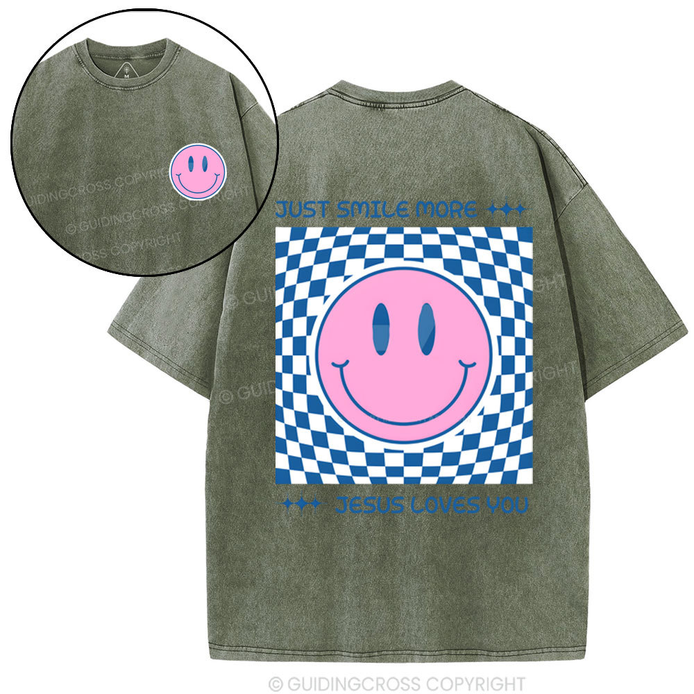 Jesus Loves You Christian Washed T-Shirt