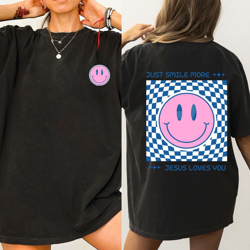 Jesus Loves You Christian Washed T-Shirt