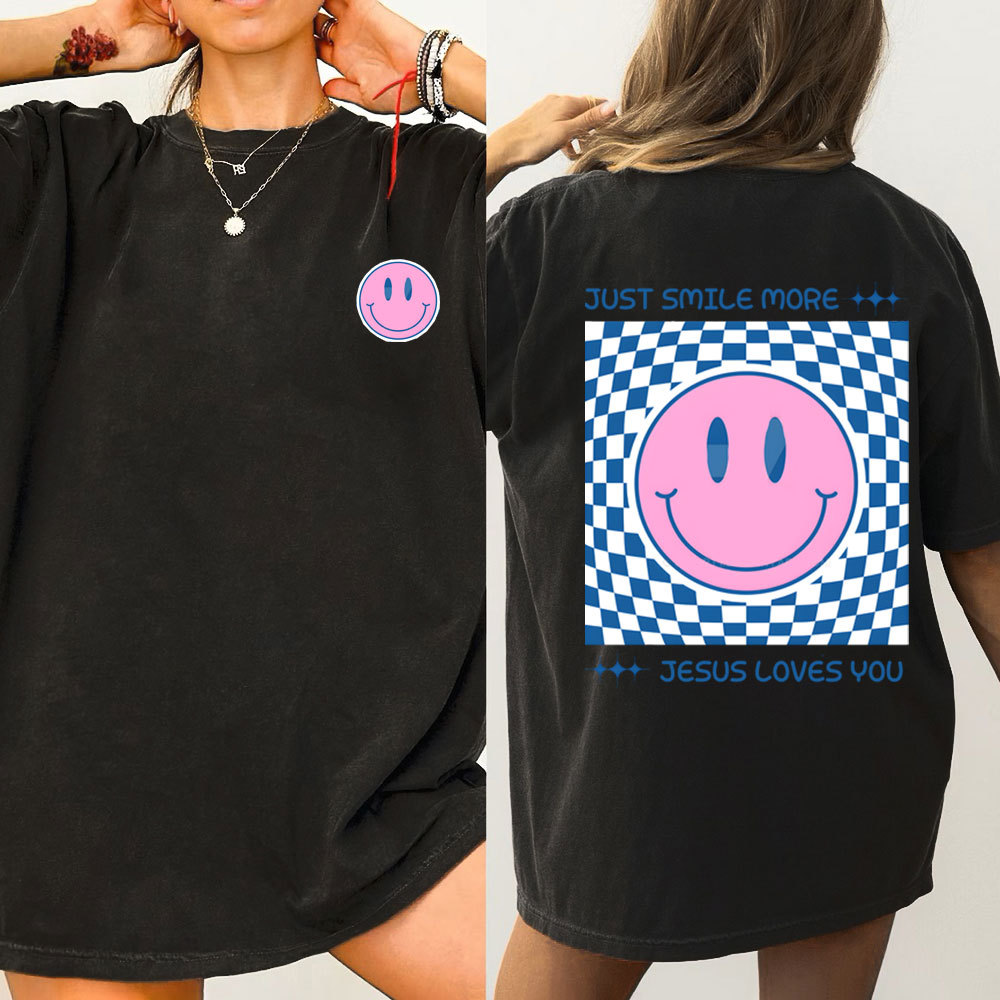 Jesus Loves You Christian Washed T-Shirt