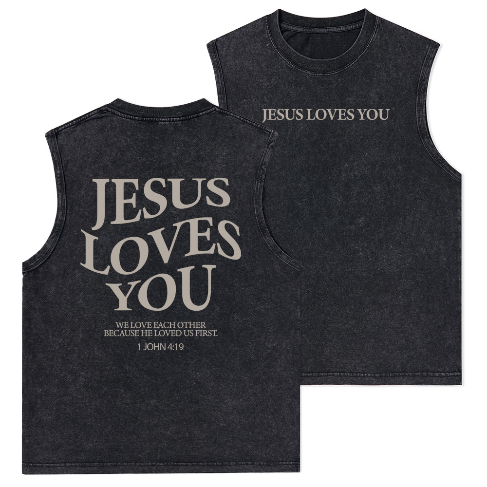 Sample Christian Washed Tank Top Sale - GuidingCross