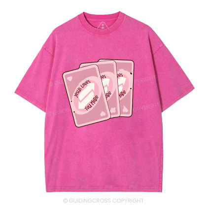 Jesus Loves You More Christian Washed T-Shirt