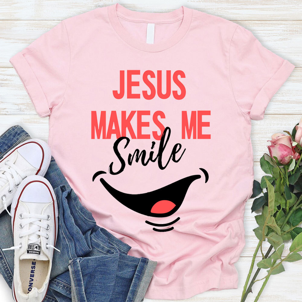 Jesus Make Me Smile Christian T-Shirt