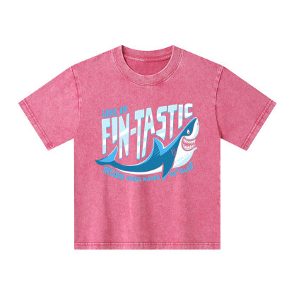 Jesus Makes Me Glad Christian Washed Kid T-Shirt