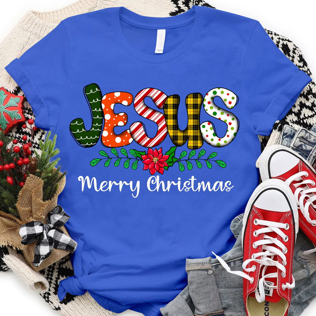 Jesus Merry Christmas Christian T-Shirt