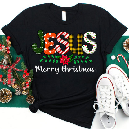 Jesus Merry Christmas Christian T-Shirt
