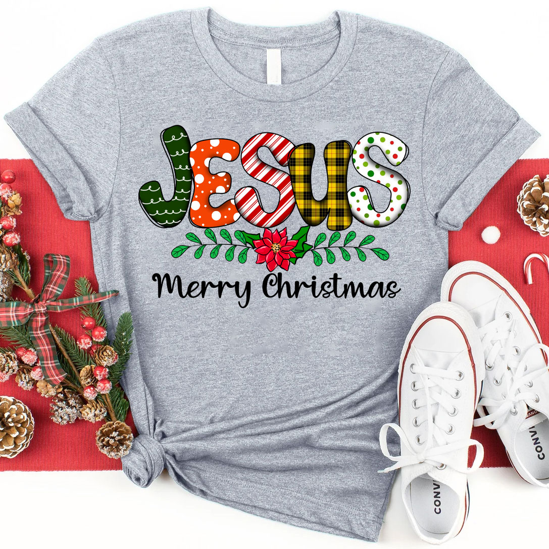 Jesus Merry Christmas Christian T-Shirt