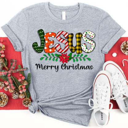 Jesus Merry Christmas Christian T-Shirt