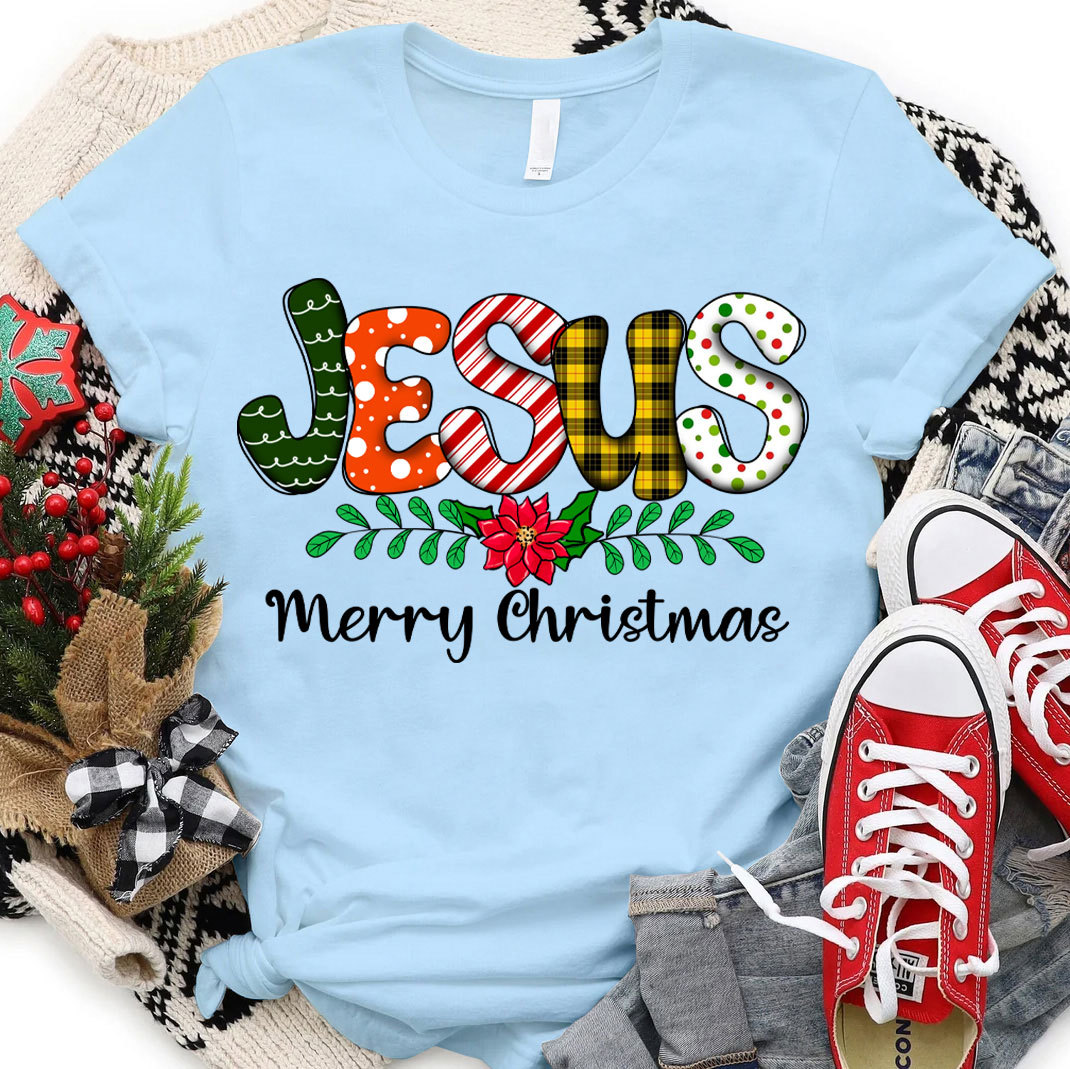 Jesus Merry Christmas Christian T-Shirt
