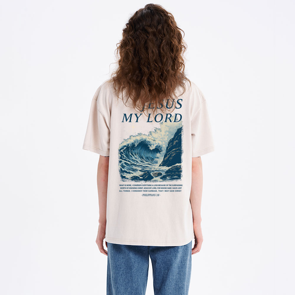 Jesus My Lord Christian Washed T-Shirt
