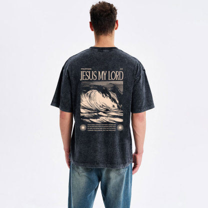 Jesus My Lord Christian Washed T-Shirt