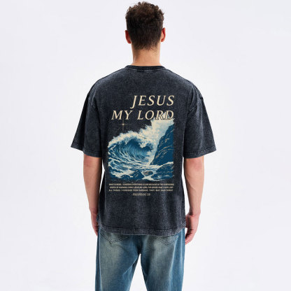 Jesus My Lord Christian Washed T-Shirt