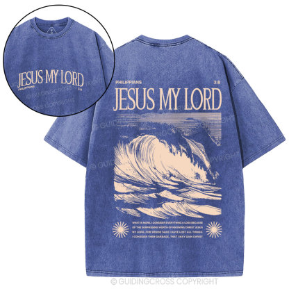 Jesus My Lord Christian Washed T-Shirt