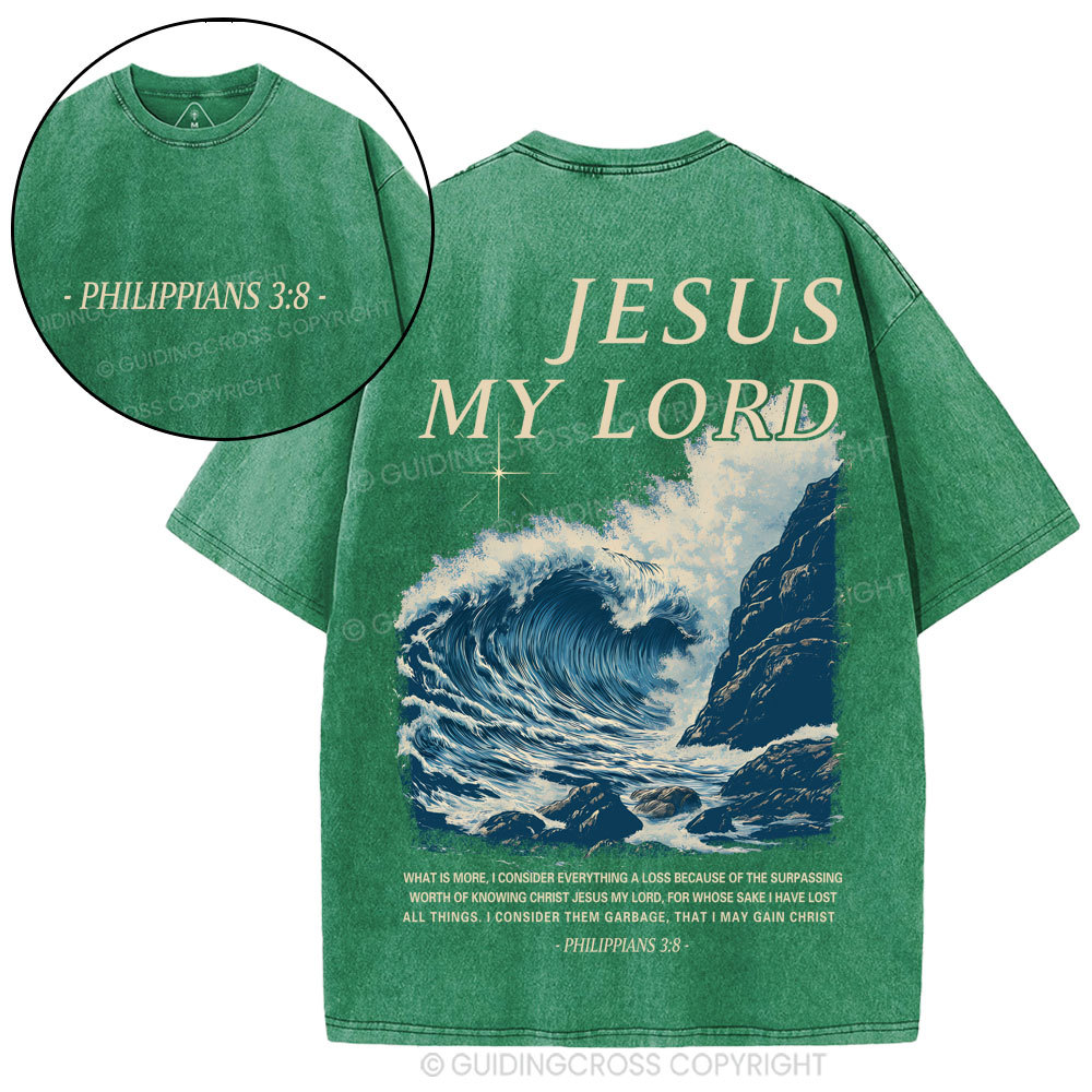 Jesus My Lord Christian Washed T-Shirt