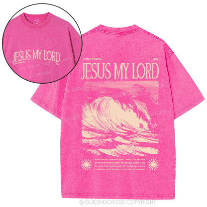 Jesus My Lord Christian Washed T-Shirt