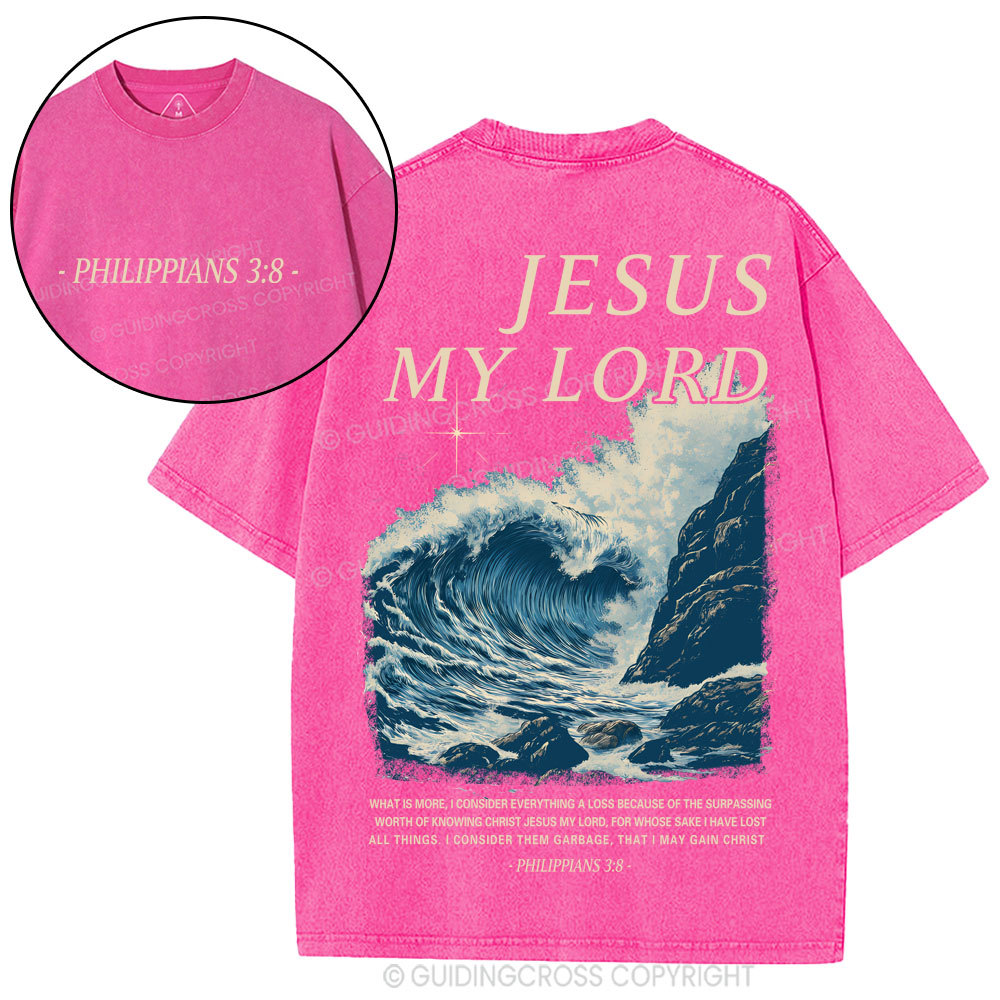 Jesus My Lord Christian Washed T-Shirt