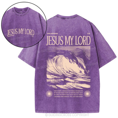 Jesus My Lord Christian Washed T-Shirt