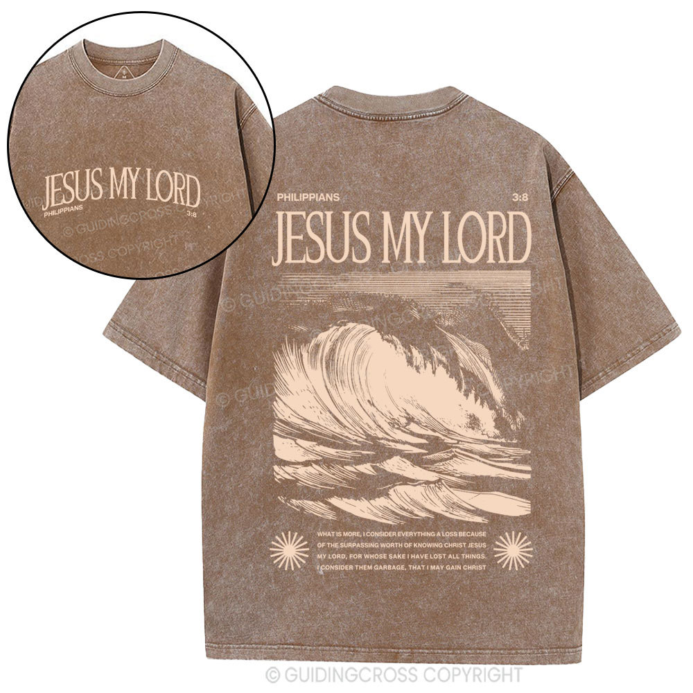 Jesus My Lord Christian Washed T-Shirt