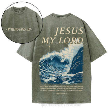 Jesus My Lord Christian Washed T-Shirt