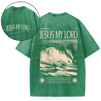 Jesus My Lord Christian Washed T-Shirt