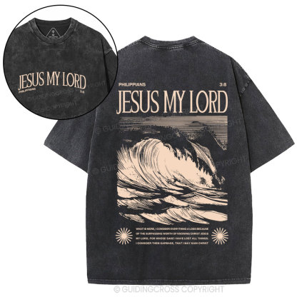 Jesus My Lord Christian Washed T-Shirt