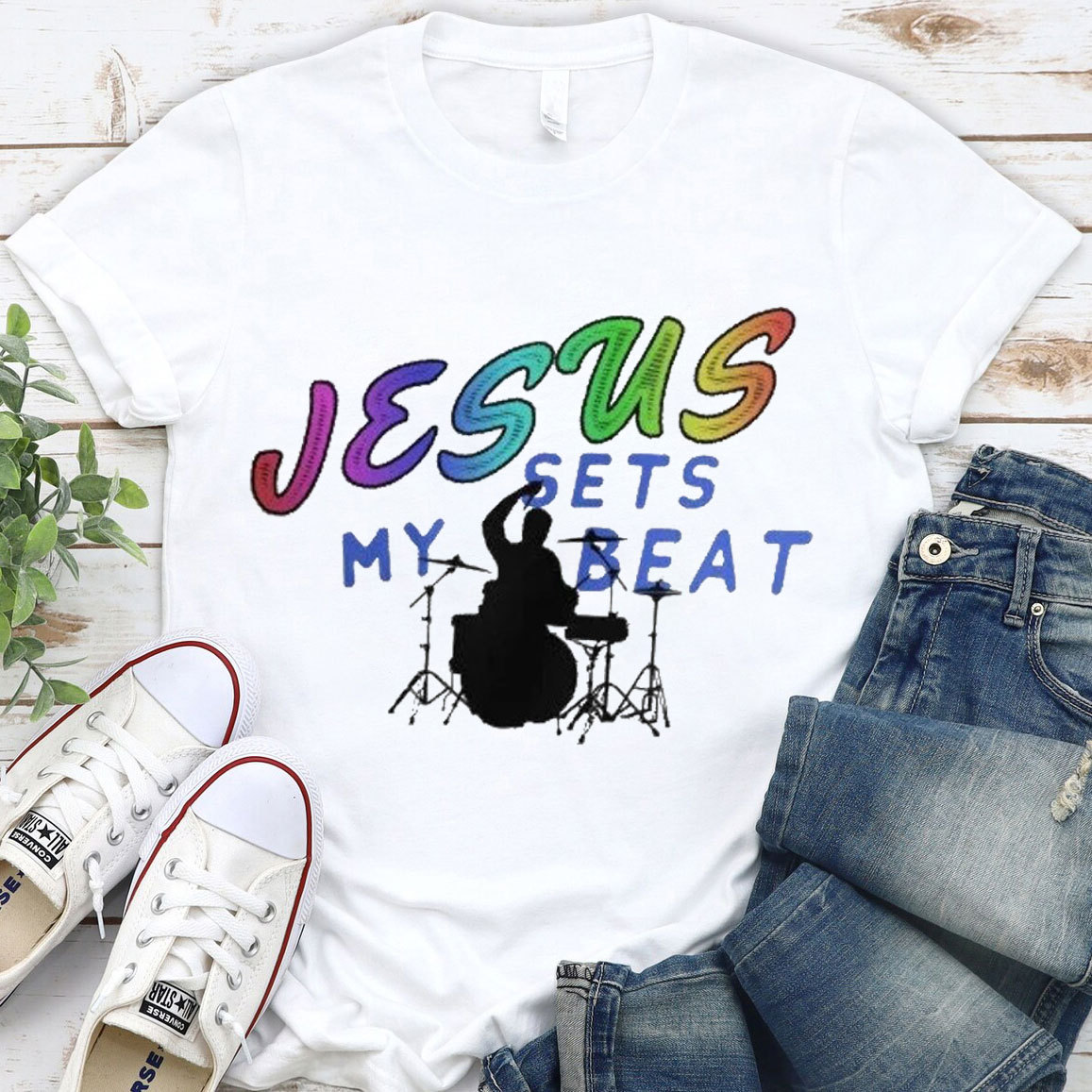 Jesus My Sets Beat Christian T-Shirt