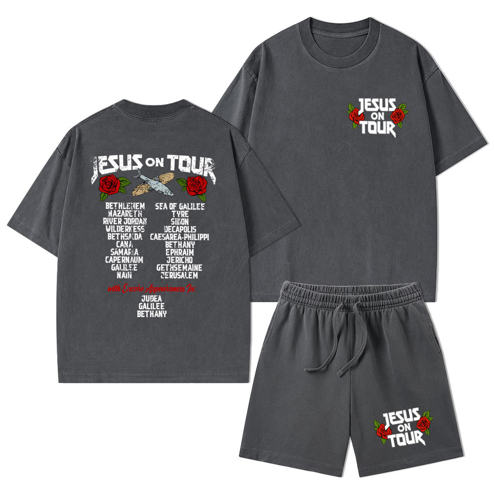 Sample Christian Washed T-Shirt & Shorts Sale - GuidingCross