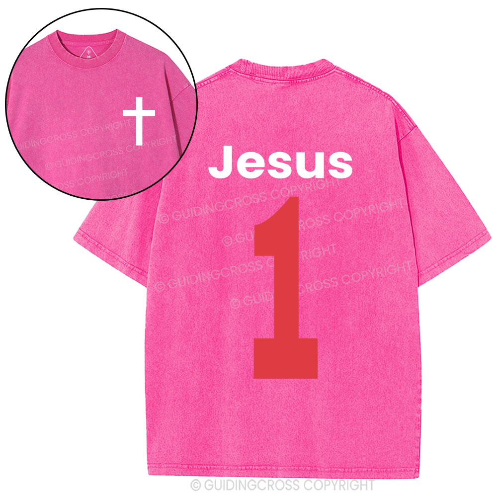 Jesus One Christian Washed T-Shirt