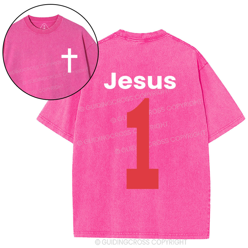 Jesus One Christian Washed T-Shirt