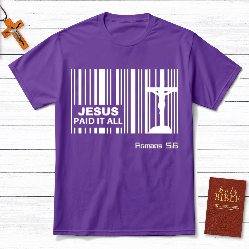 Jesus Paid It All Christian T-Shirt