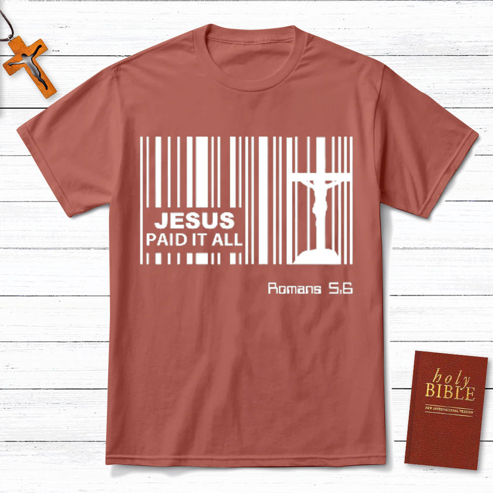 Jesus Paid It All Christian T-Shirt