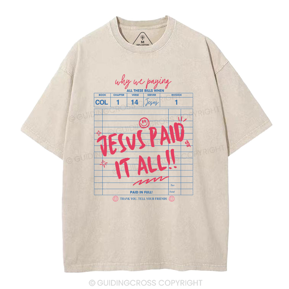 NEW-sample Christian Washed T-Shirt Sale - GuidingCross