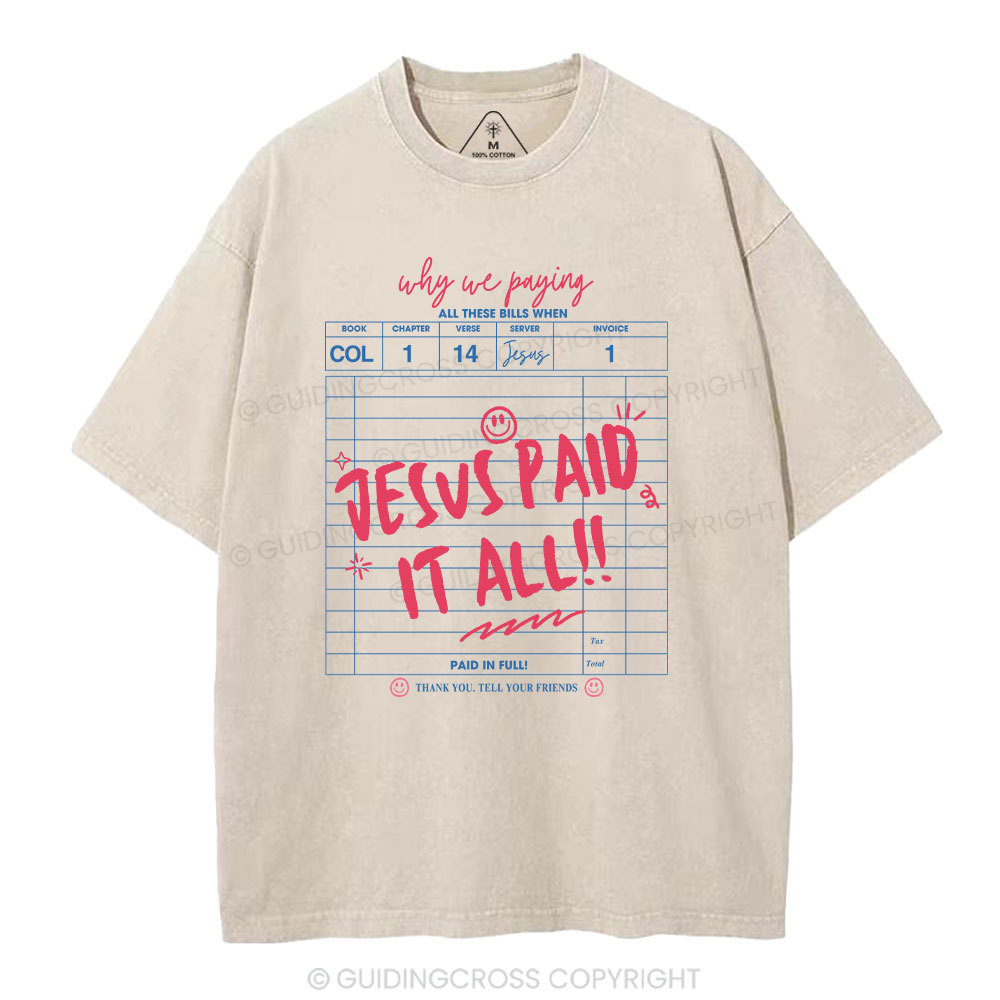 NEW-sample Christian Washed T-Shirt Sale - GuidingCross