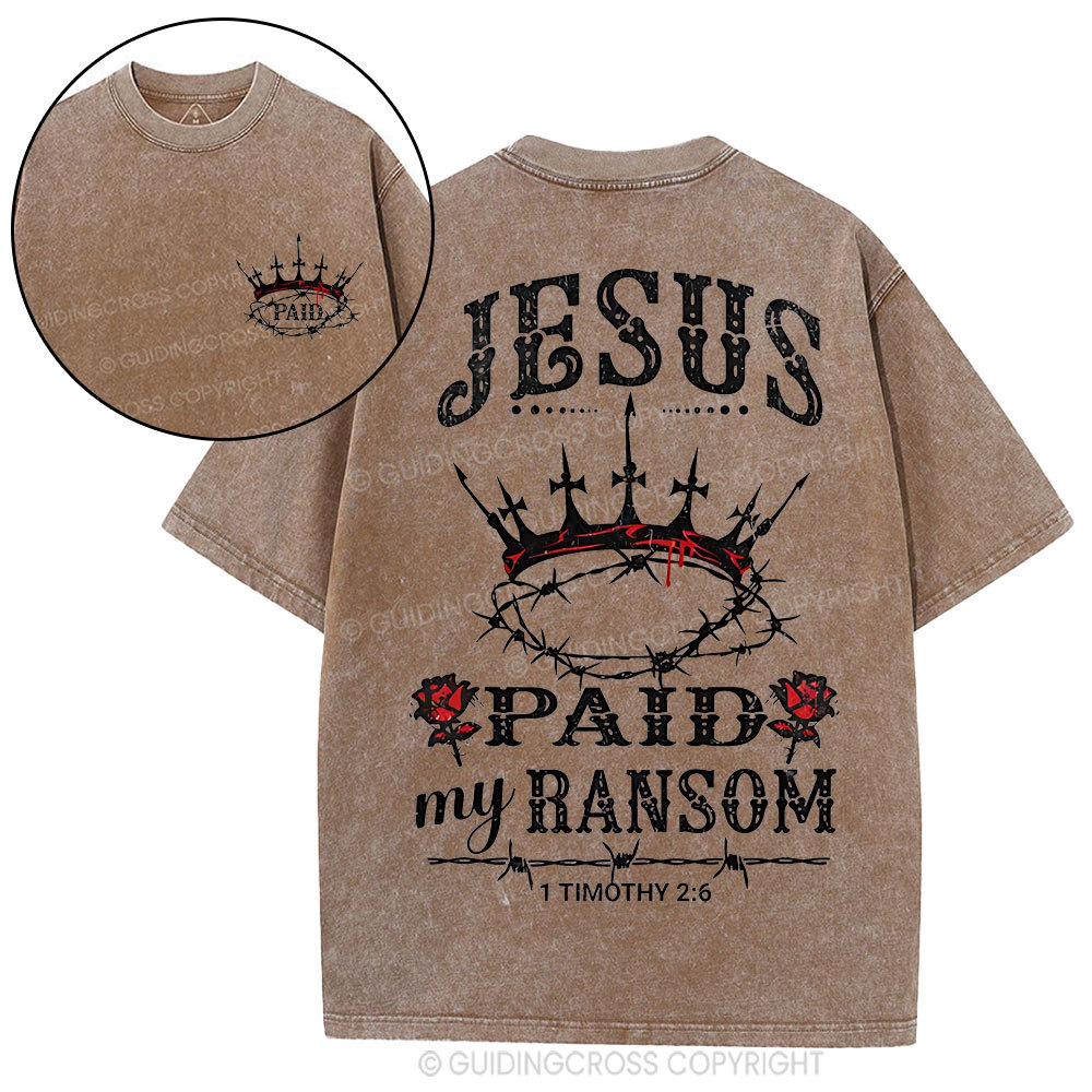 NEW-sample Christian Washed T-Shirt Sale - GuidingCross