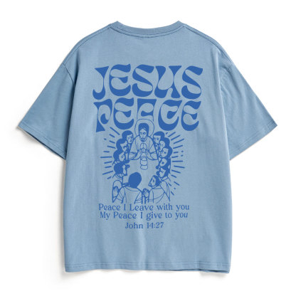 Jesus Peace Christian Heavy Cotton T-Shirt