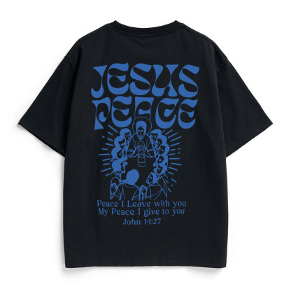 Jesus Peace Christian Heavy Cotton T-Shirt