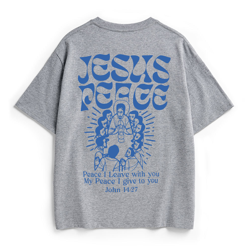 Jesus Peace Christian Heavy Cotton T-Shirt