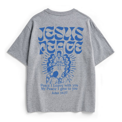 Jesus Peace Christian Heavy Cotton T-Shirt