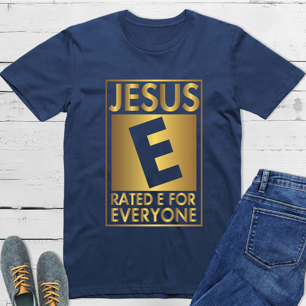 Jesus Rated E Christian T-Shirt