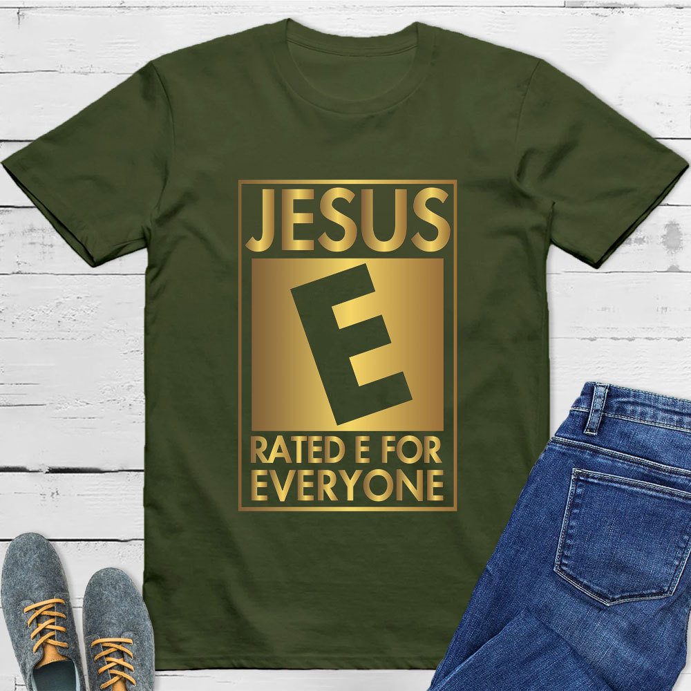 Jesus Rated E Christian T-Shirt