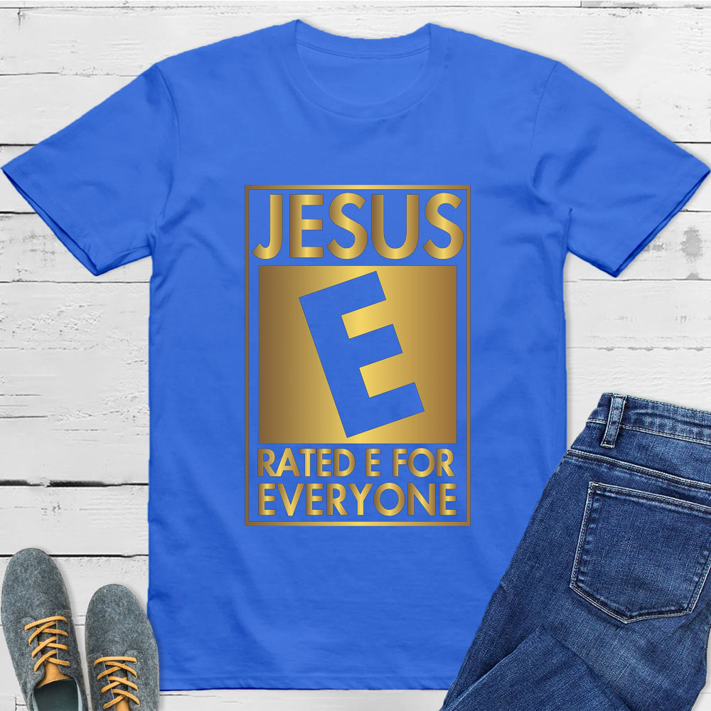 Jesus Rated E Christian T-Shirt