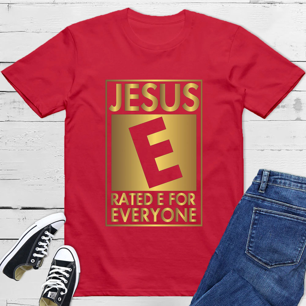 Jesus Rated E Christian T-Shirt