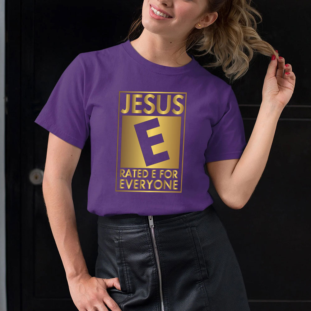 Jesus Rated E Christian T-Shirt