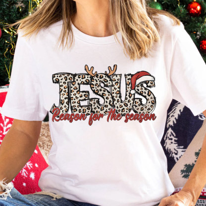 Jesus Reason For The Season Christian Christmas T-Shirt