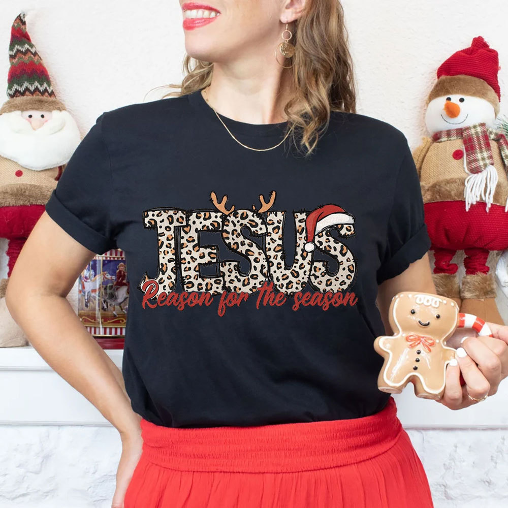 Jesus Reason For The Season Christian Christmas T-Shirt