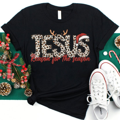 Jesus Reason For The Season Christian Christmas T-Shirt