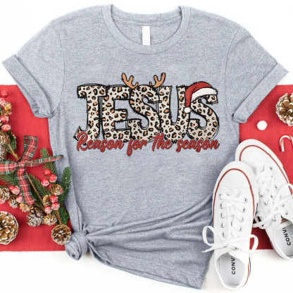Jesus Reason For The Season Christian Christmas T-Shirt