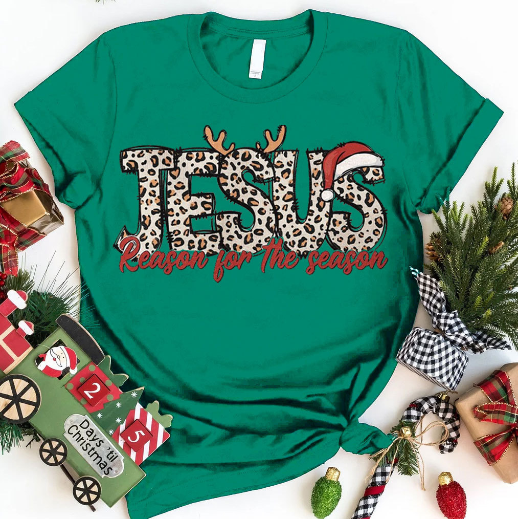 Jesus Reason For The Season Christian Christmas T-Shirt
